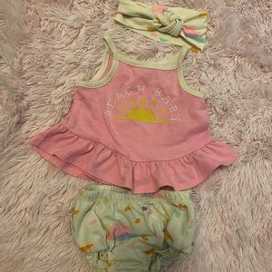 Cat & Jack baby girl set